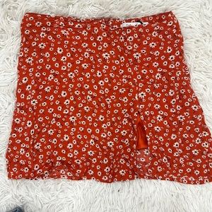 Gab & Kate mini skirt w slit